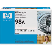 Original HP 92298A Black Toner Cartridge HP 98A (yield 6,800 pages)